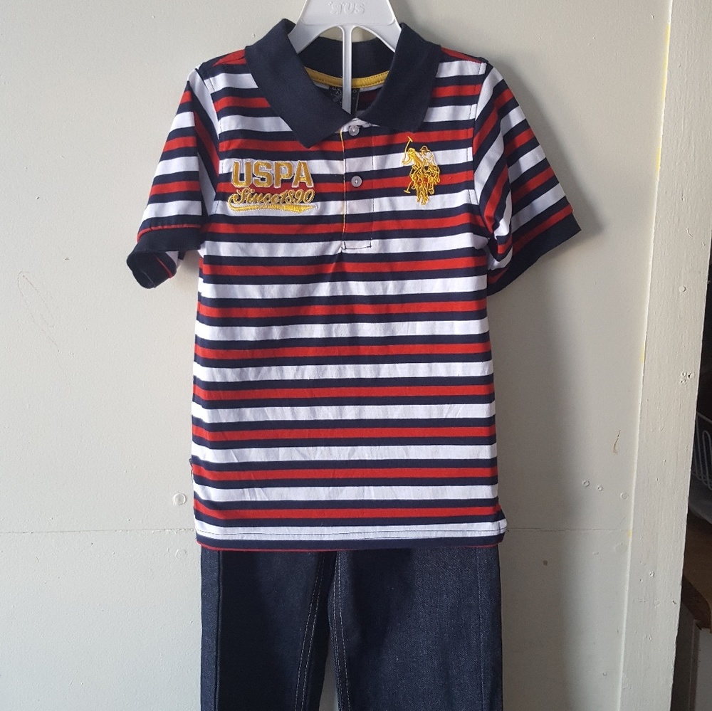 Toddler shirt and jeans set